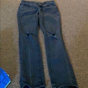 Black skinny jeans